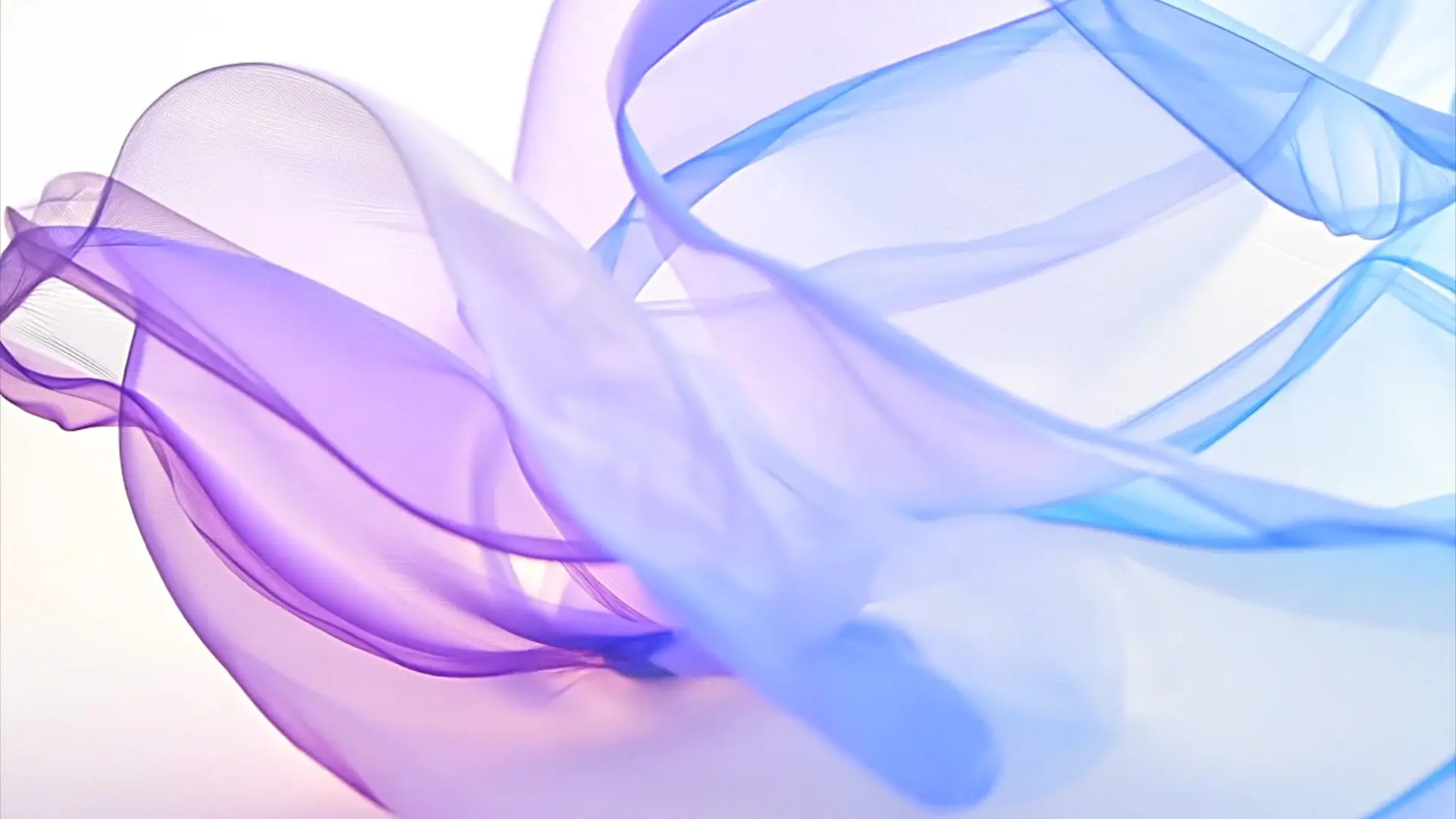 Light and Airy Fabric Waves Background for Title Animation